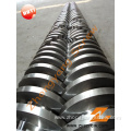 Conical Twin Screw and Barrel for PVC Pipes